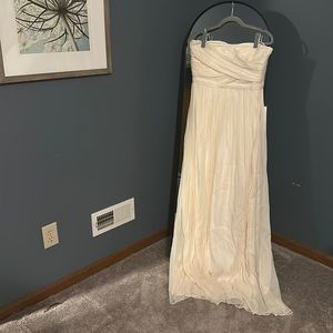 J crew strapless chiffon wedding dress - Arabelle